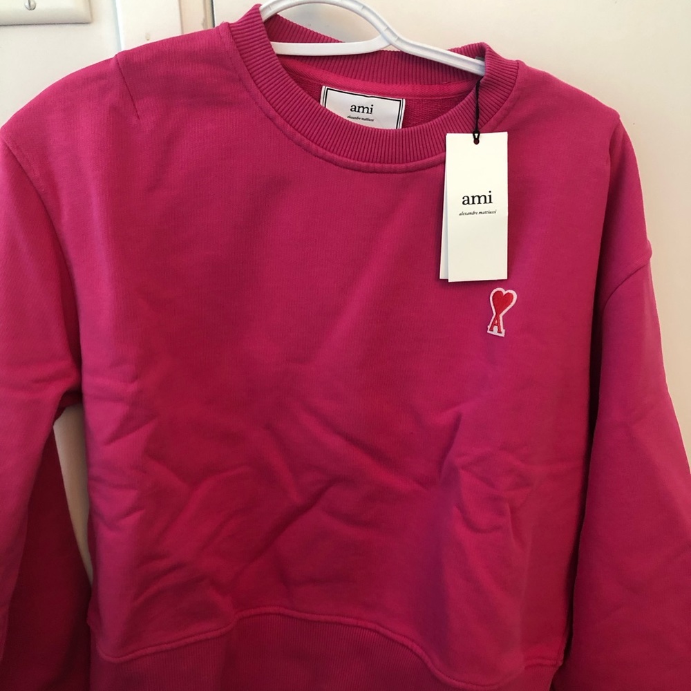Ami crew neck sweatshirt size S